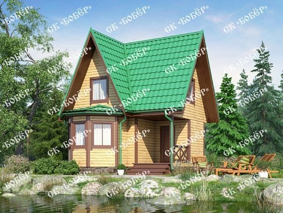 Садовый дом из бруса 6х6