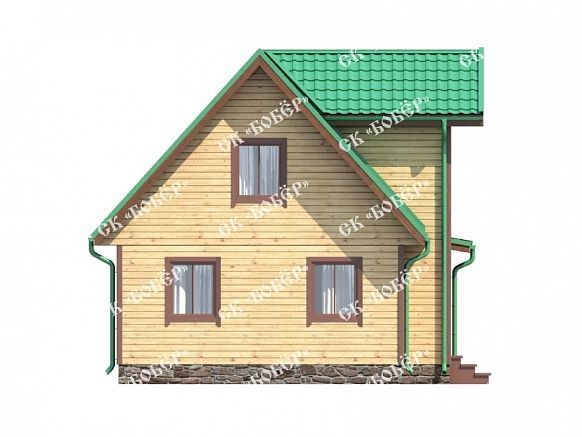 Дом из бруса 7х9. фото