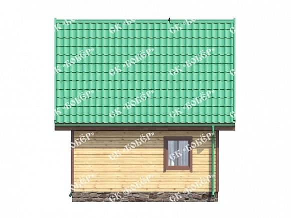 Садовый дом из бруса 6х6. фото