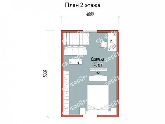 Сруб из бруса 6х6. фото