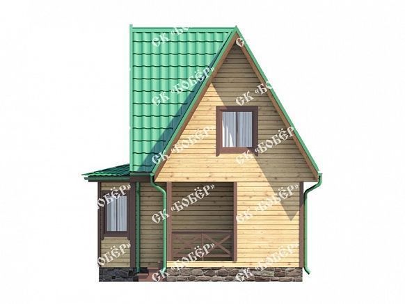 Садовый дом из бруса 6х6. фото