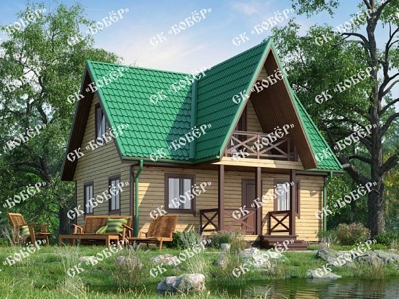 Дом из бруса 6х8