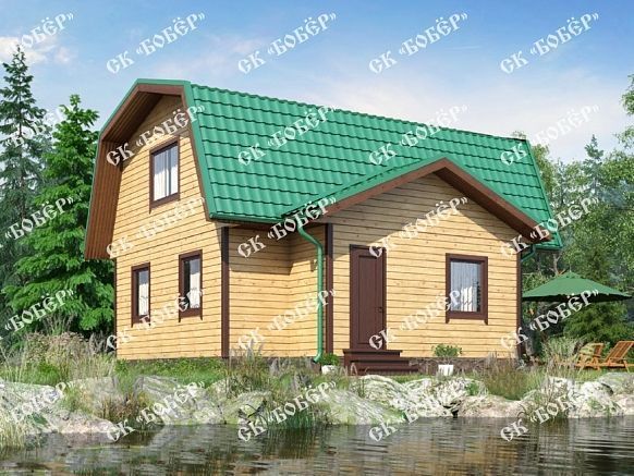 Дом из бруса 6х8