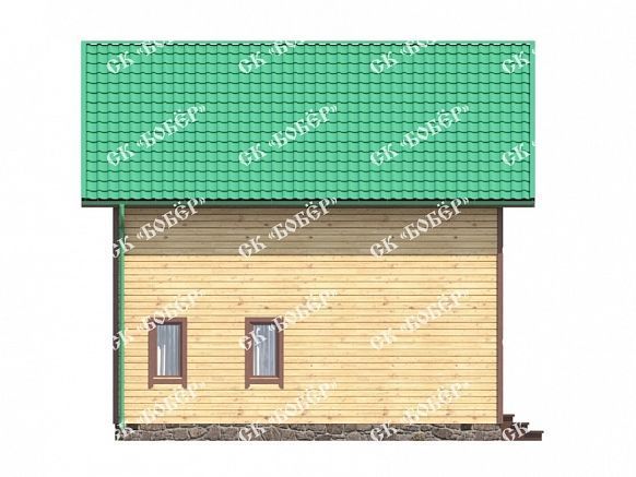 Дом из бруса 8х8. фото