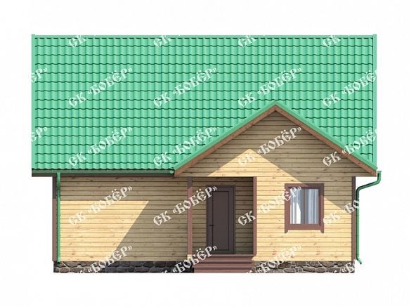 Дом из бруса 8.5х9. фото